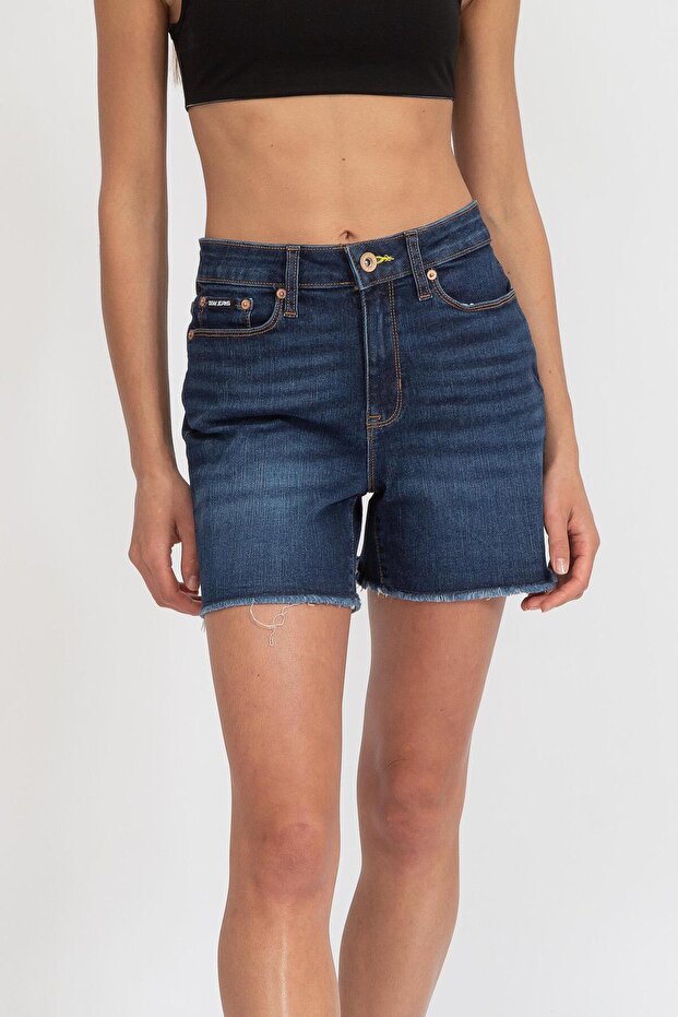 Kadın Jean Şort - 1