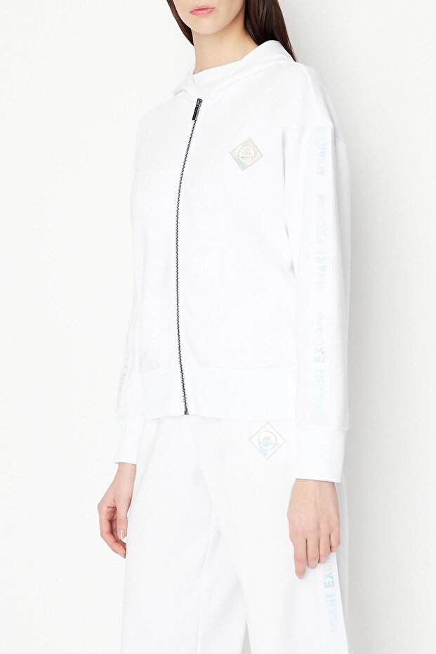 Kadın Fermuarlı Sweatshirt - 2