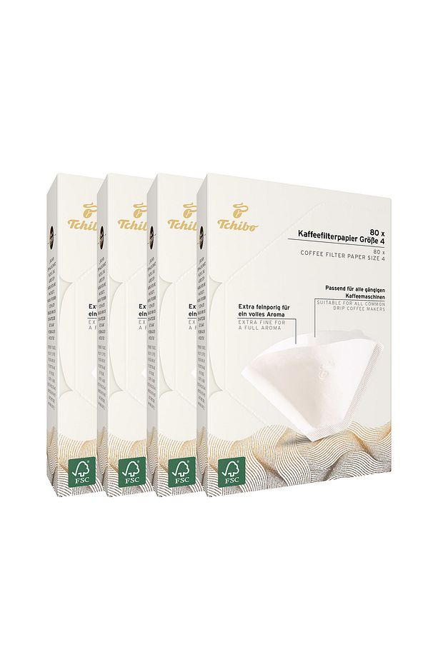 4 X 80 Adet Filtre Kahve Kağıdı - 1