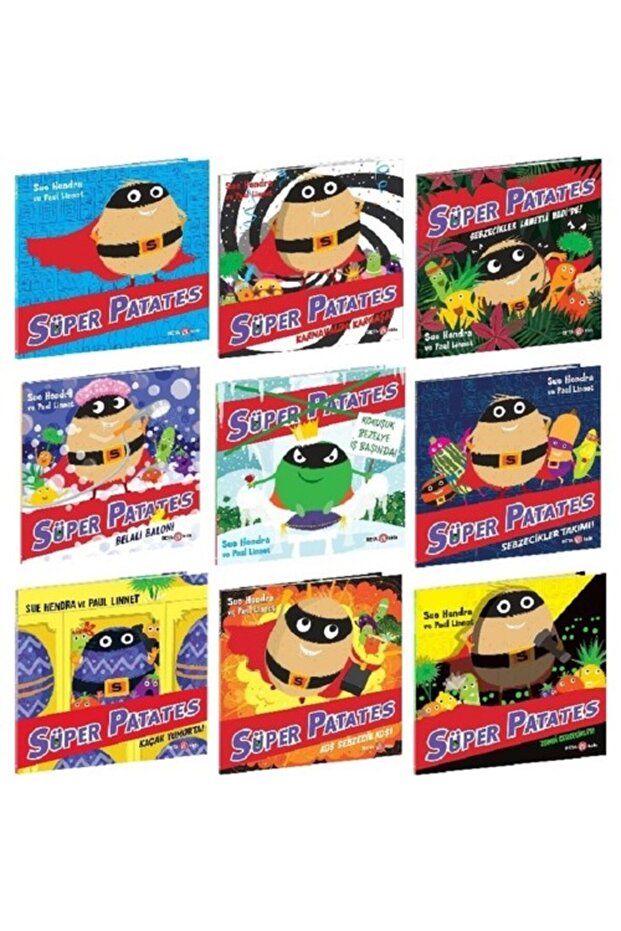 Süper Patetes 9 Lu Kitap Set
