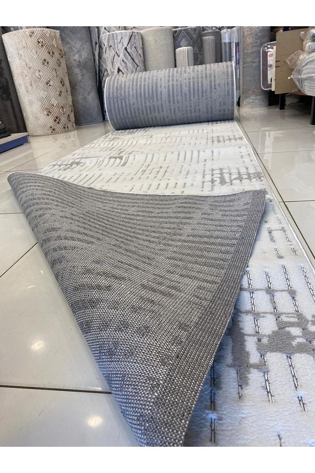 Halı taban kesme yolluk iskandinav desenli - 2