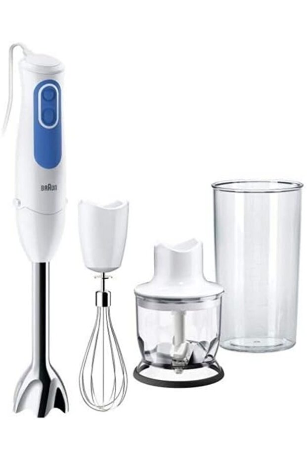 خلاط يدوي، مفرمة، خلاط، تحكم في تناثر الطعام، MQ3025WH/SPAGHETTI، أبيض