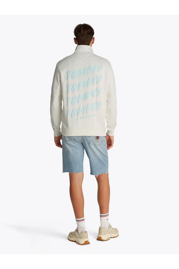 Erkek TJM REG BUBBLE QRTR ZIP FRNT/BCK Sweatshirts - 3