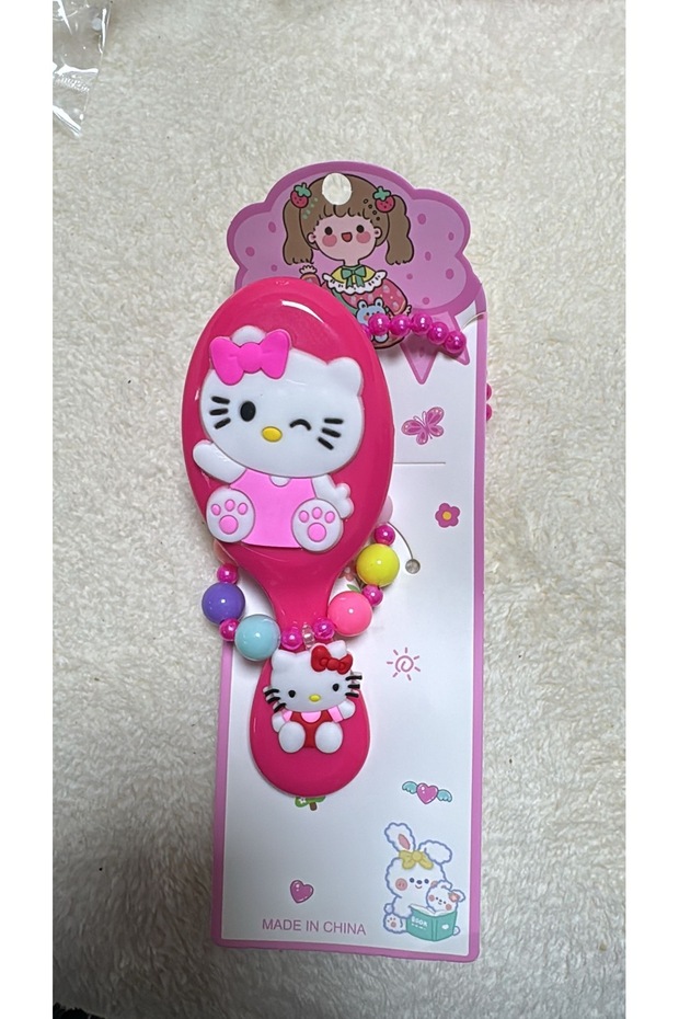 Hello Kitty Çocuk Tarak ve Kolye - 1