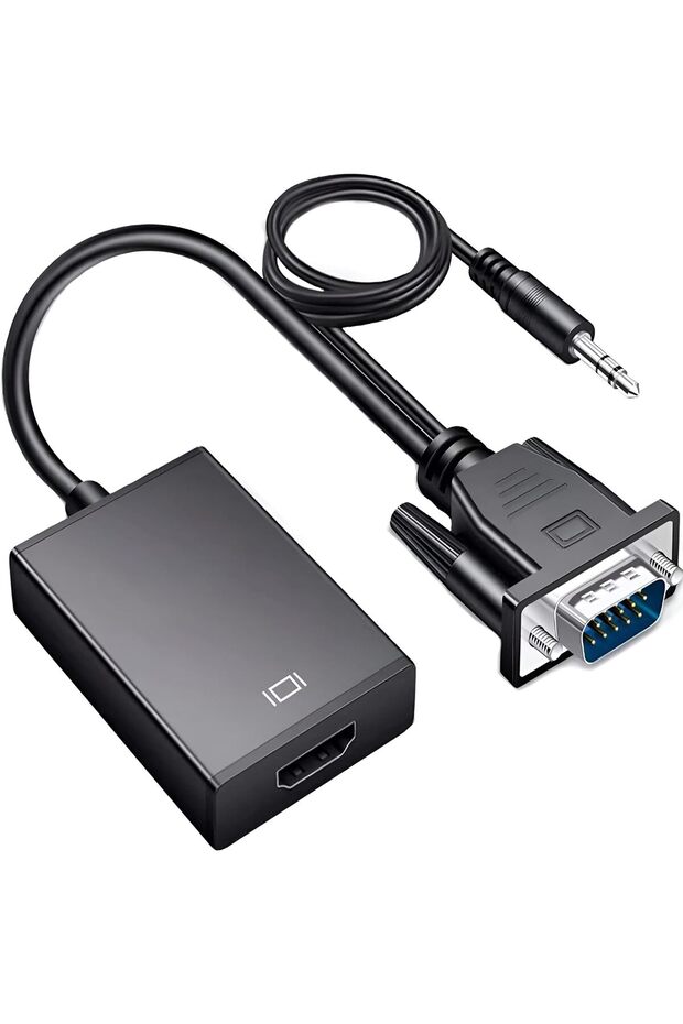 VGA & HDMI Led TV/Monitör HDTV Projektör Dönüştürücü VGA input HDMI output çevirici 1080P 60Hz - 2