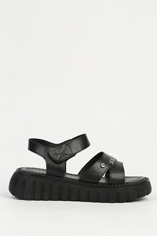 Black Women's Sandals Pc-7482