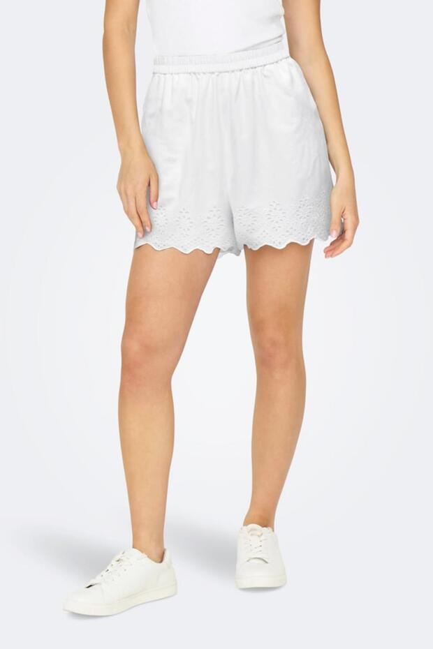 ONLLOU LIFE EMB LOOSE SHORTS WVN