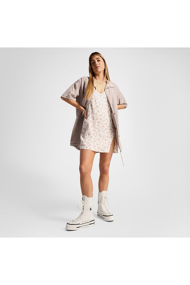 Chuck 70 Plus Unisex Krem Platform Sneaker - 5