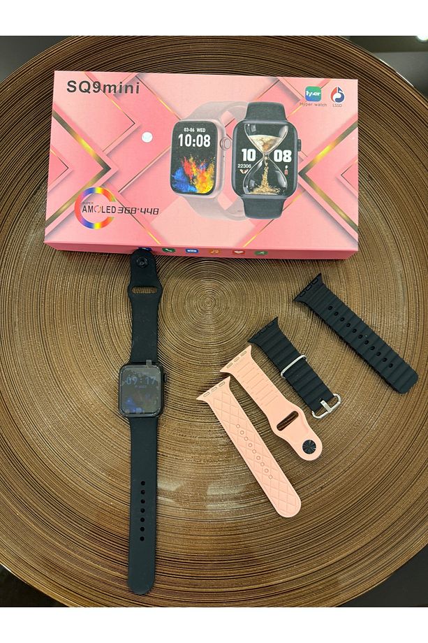 FUBAR SQ9 mini SUPER AMOLED EKRAN 3 ADET KARDON HEDİYELİ AKILLI SAAT - 5