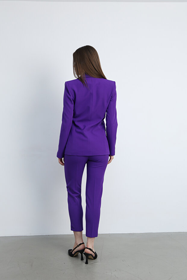 Zoe Tek Düğmeli Ceket - 8