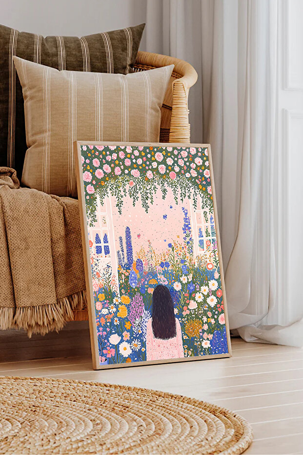 One Piece Wooden Framed Painting Tk0035
