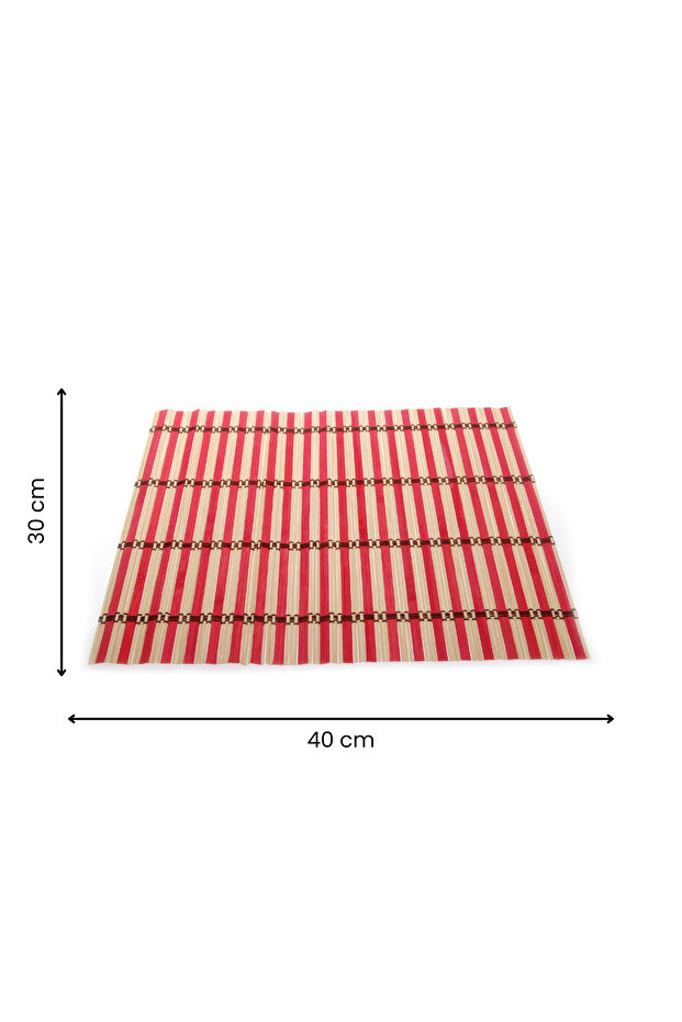 2'li Bambu Katlanabilir Doğal Hasırlık - 2