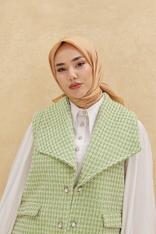 وشاح مسطح لامع 75006-22