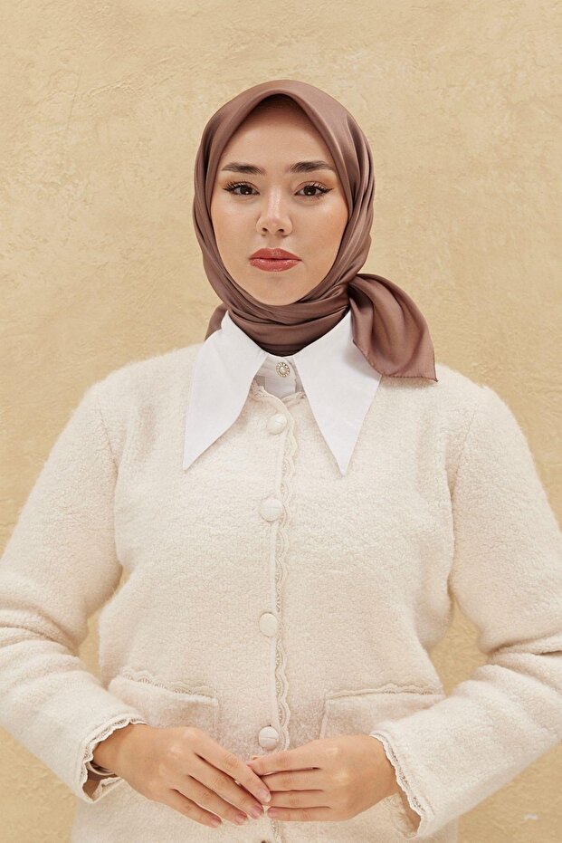 Plain Shiny Scarf 75006-16