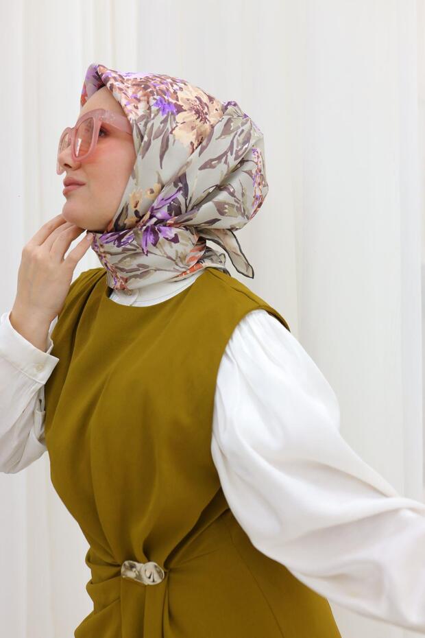 Twill İpek Eşarp 11457-08 - 5