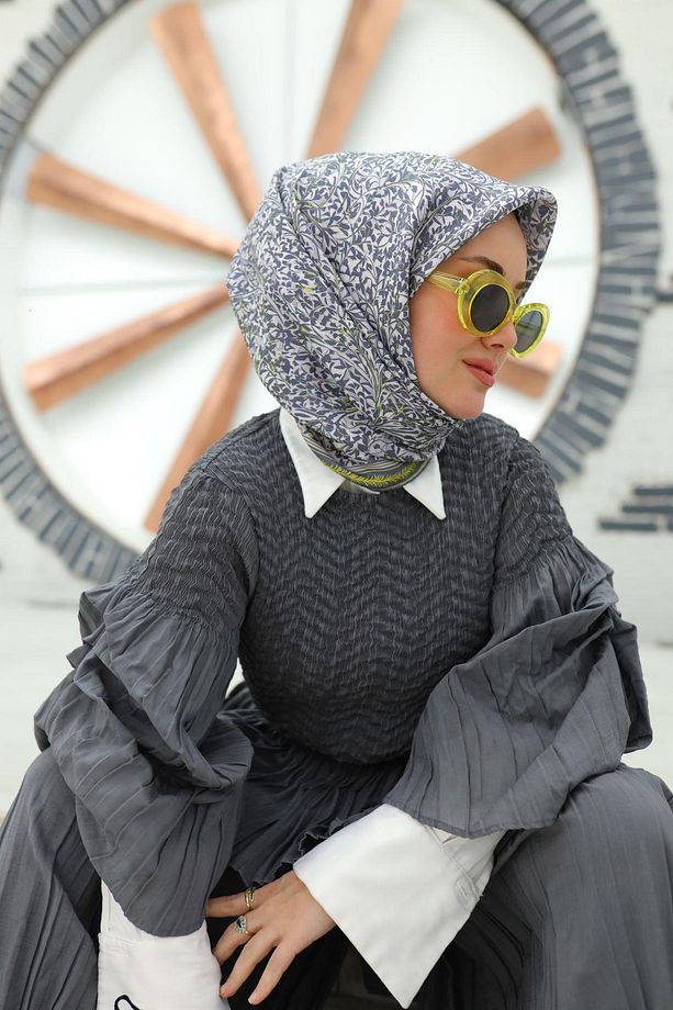 Twill İpek Eşarp 11459-33 - 4