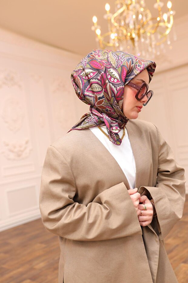 Twill İpek Eşarp 11456-16 - 2