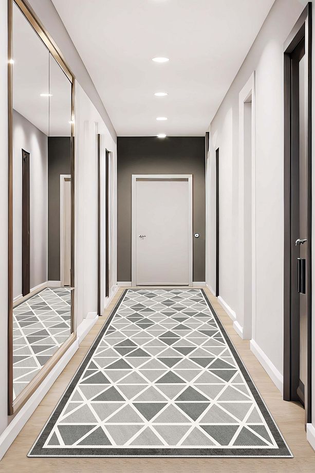 Makinede yıkanabilir kaymaz taban leke tutmaz mutfak halısı salon halısı ve yolluk - 1