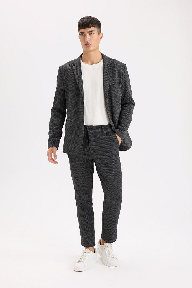 Gabardin Pantolon Tailored Regular Fit Normal Kesim Cepli Düz Paça A8102ax24au - 4