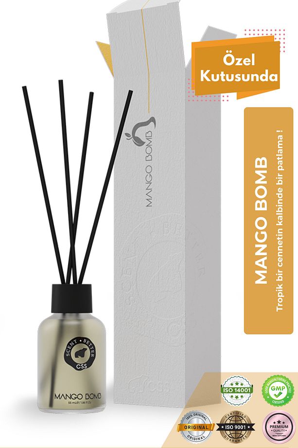 Oda Kokusu Mango Bomb Çubuklu Oda Kokusu | Bambu Koku Atelier Collection 50 ml - 1