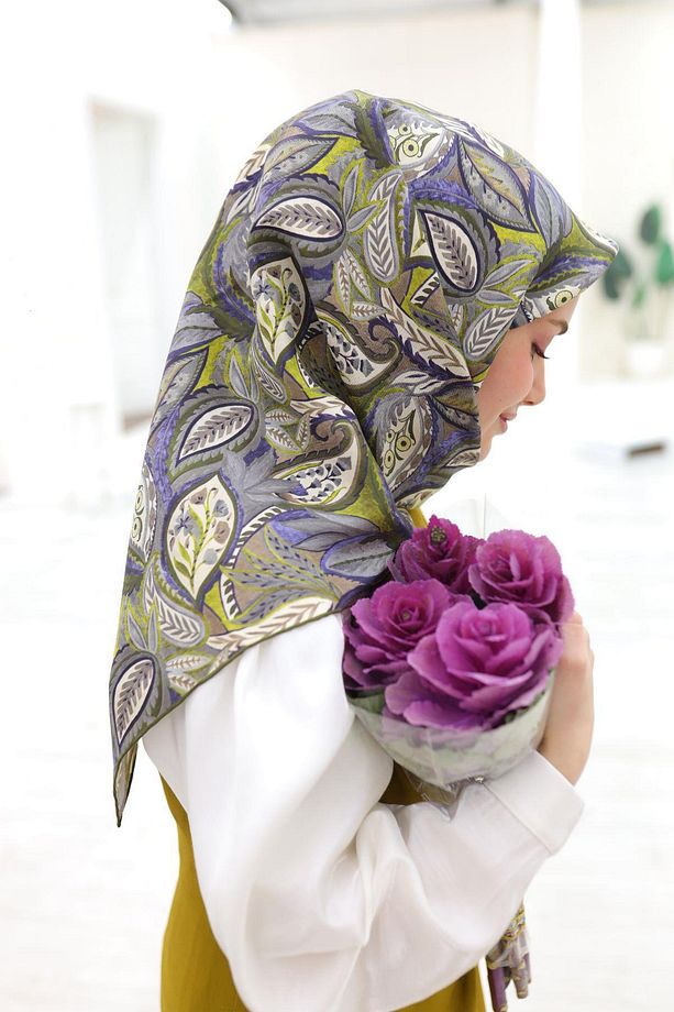Twill Ipek Eşarp 11456-13 - 4