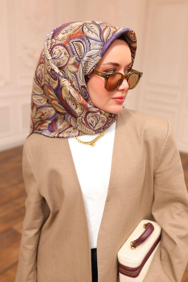 Twill Ipek Eşarp 11456-08 - 5
