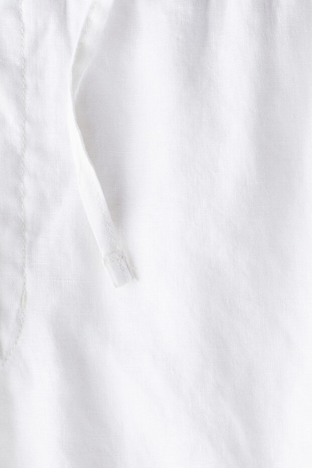 Keten Şort Regular Fit - 6