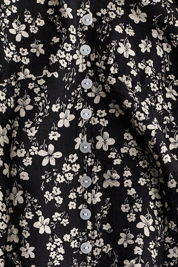 MAMA Önü Düğmeli Elbise - 5