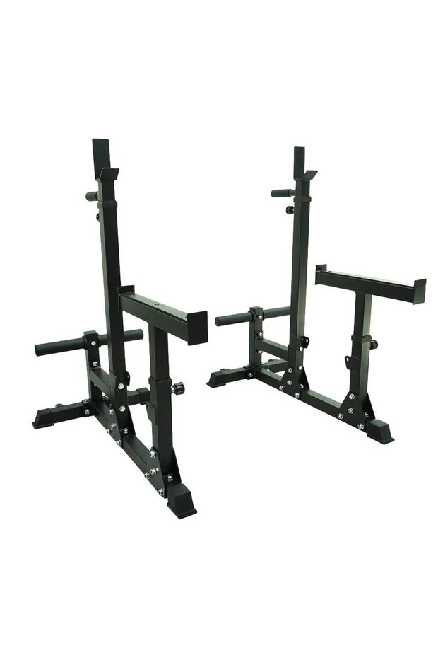 Premium Bench Press Squat Rack Stand, 450KG Max Load, Adjustable Height And Width