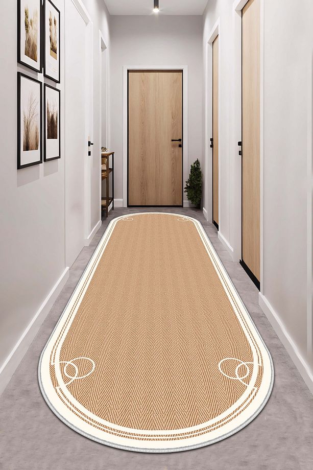 Makinede yıkanabilir kaymaz taban leke tutmaz mutfak halısı salon halısı ve yolluk - 1