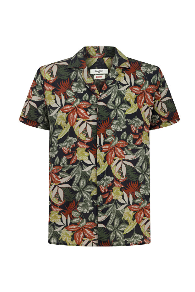 REGULAR FIT BASKILI GÖMLEK - 1