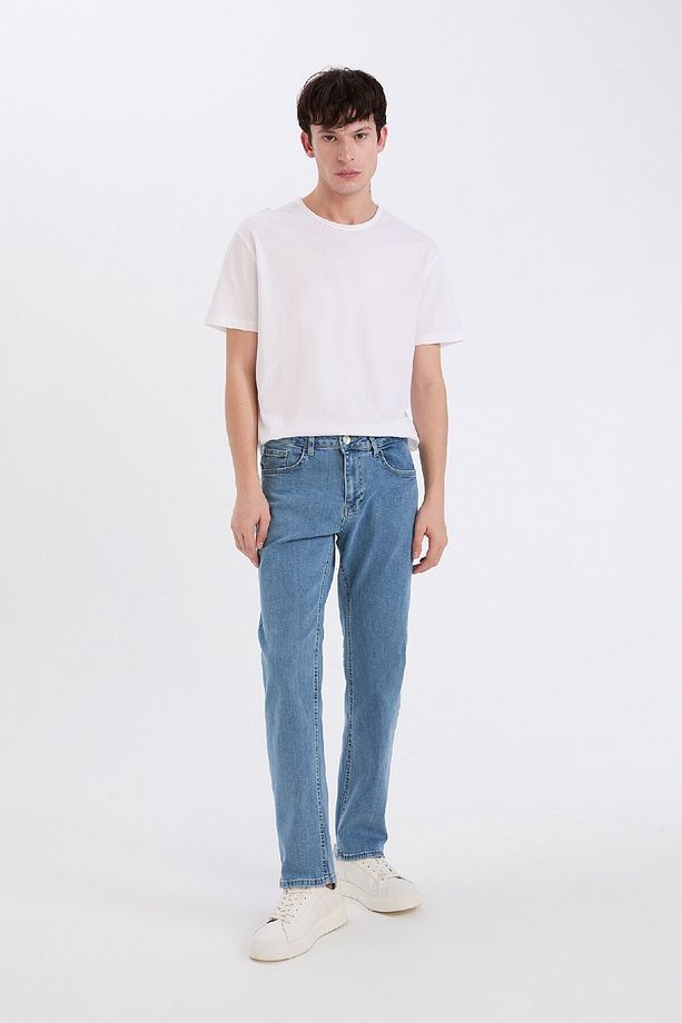 Sergio Regular Fit Normal Kalıp Normal Bel Boru Paça Jean Pantolon E3322AX25SP - 2