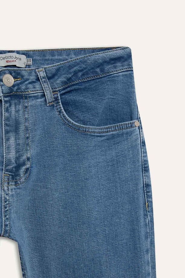 Sergio Regular Fit Normal Kalıp Normal Bel Boru Paça Jean Pantolon E3322AX25SP - 8