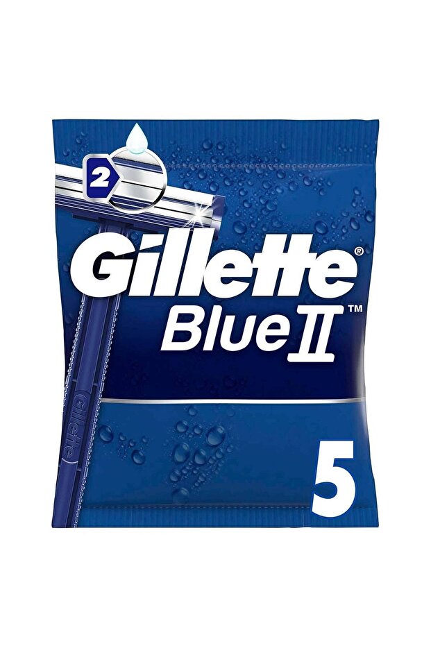 Blue II Classic Fixed Head Disposable Twin Blade Men's Razors (10s)