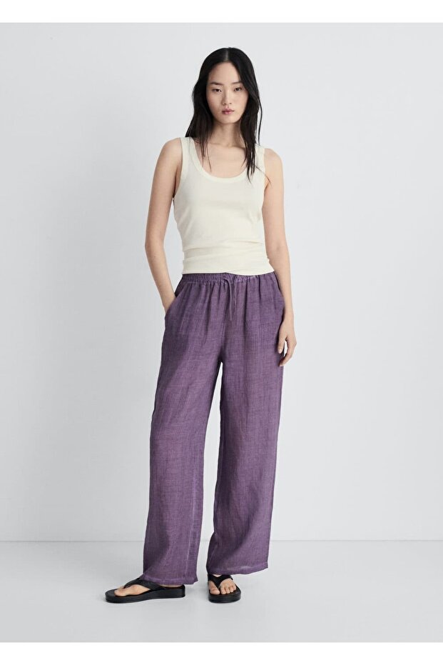 Rami overdyed tasarım pantolon - 2