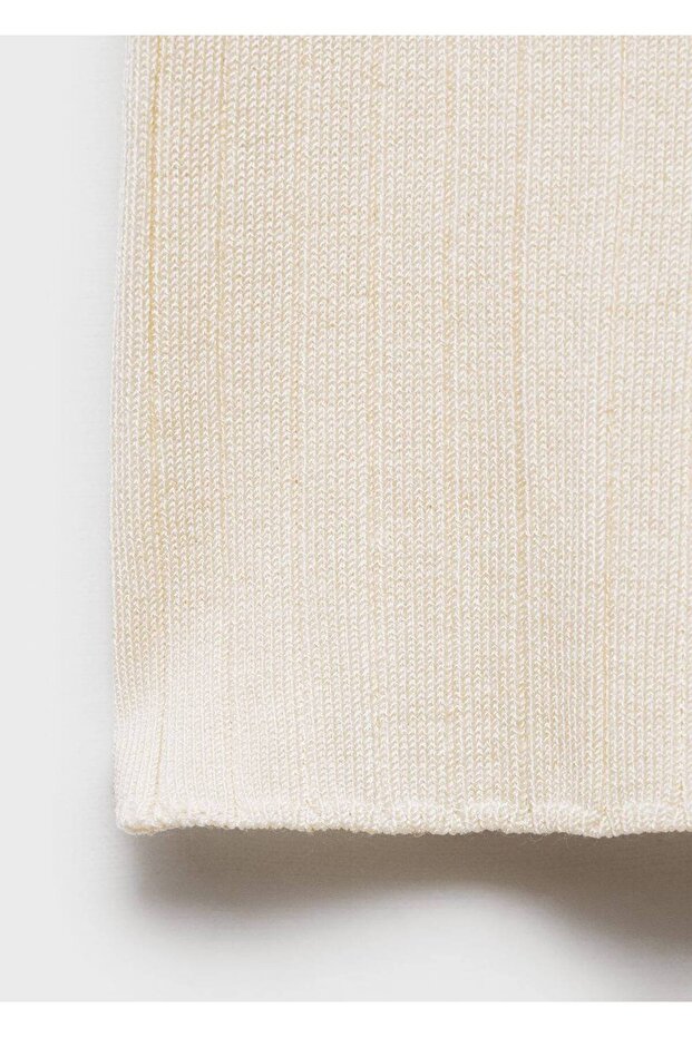 Flare-Rippenstrickhose - 7