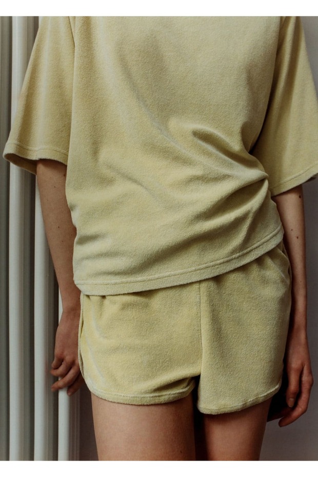Terry cotton pamuklu şort - 2