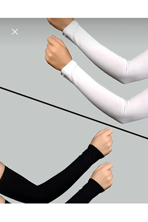 Black and White Sleeves Full Lycra