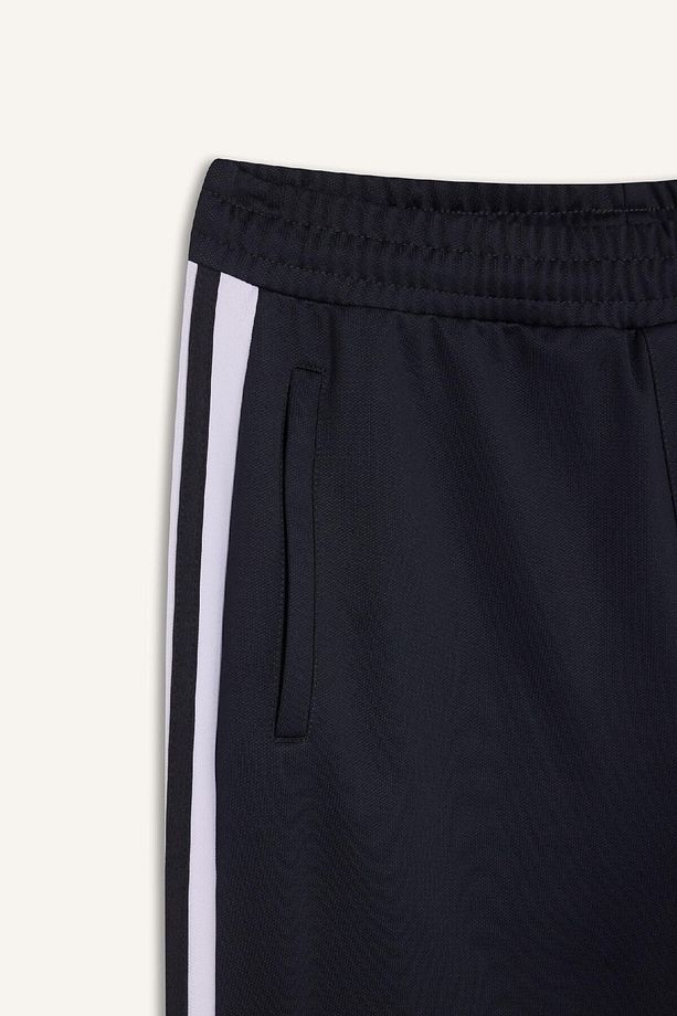 Fit Sporcu Jogger Eşofman Altı Standart Fit Standart Paça Skuba Dalgıç Kumaş Beli Lastikli Dü - 8