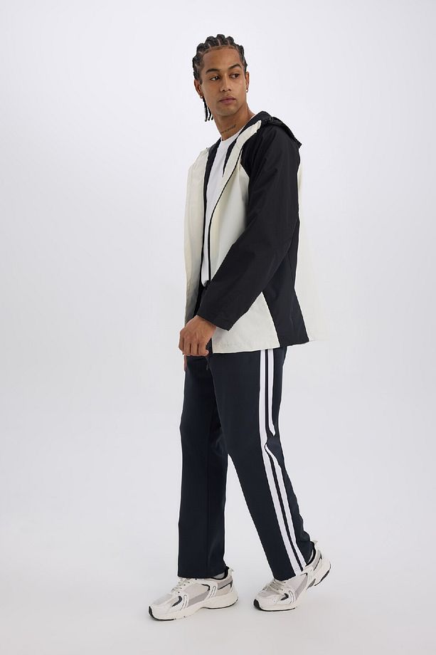 Fit Sporcu Jogger Eşofman Altı Standart Fit Standart Paça Skuba Dalgıç Kumaş Beli Lastikli Dü - 4