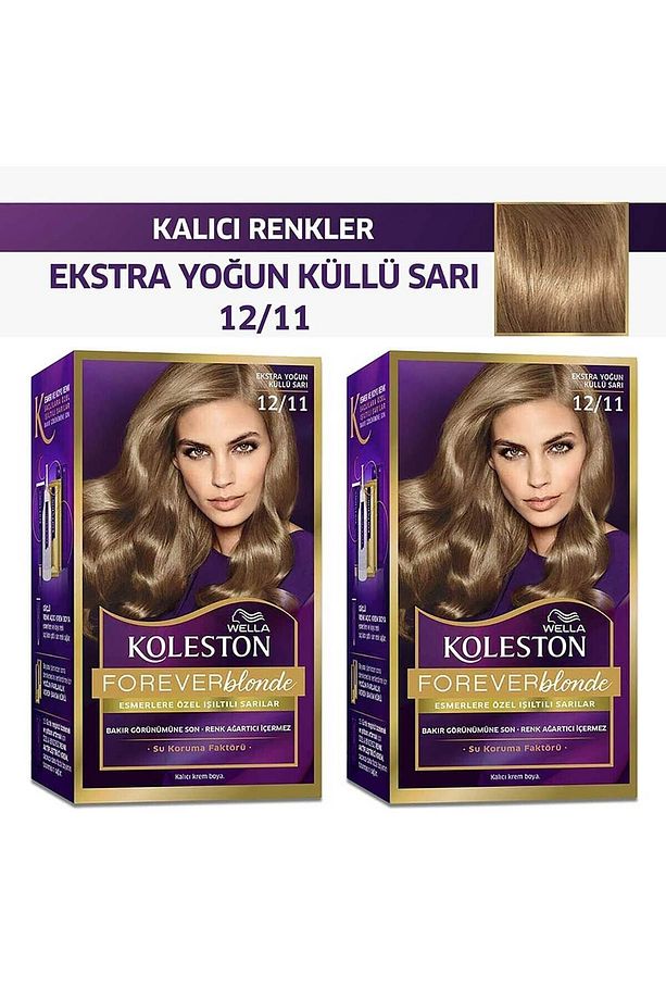 Koleston Kit 12/11 Yoğun Küllü Sarı X2 Adet - 1