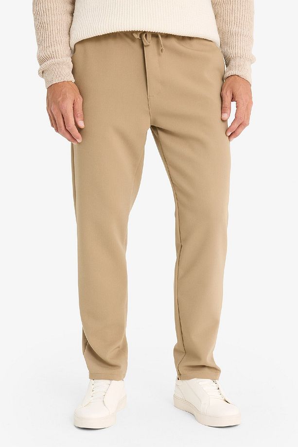 Regular Fit Normal Kesim Kumaş Pantolon Cepli Düz Paça E2937ax24wn - 1