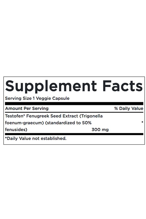 Fenugreek Extract - Featuring Testofen 60 Capsul.abd Menşei. 3957 - 2