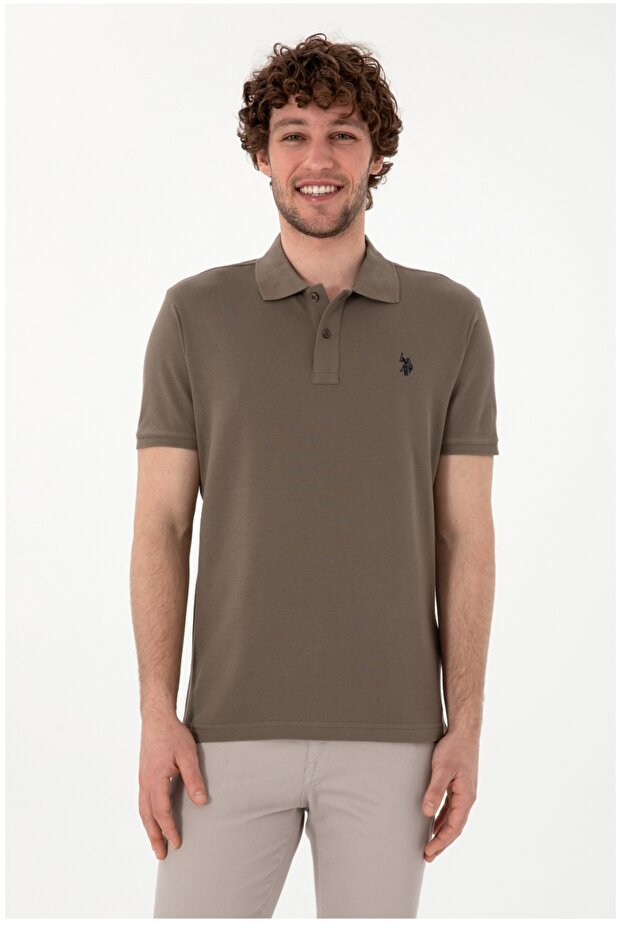 U.S Polo Assn Polo Collar Basic Male T-Shirt