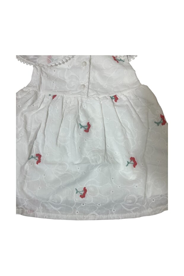 Çiçek desenli kız elbise - 6