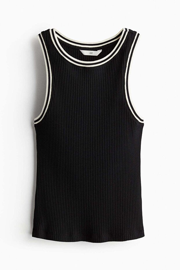 Ribbed vest top