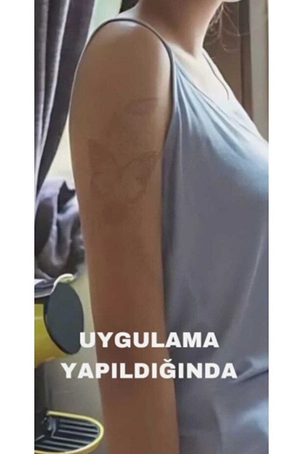 Erkekler ve Kadınlar için Büyük Geçici Kaplan Dövmesi, Uzun Süreli Su Geçirmez Dövme - 5