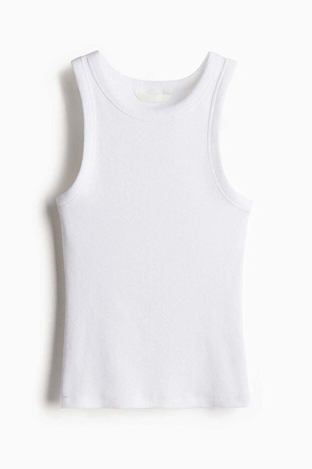 Ribbed vest top