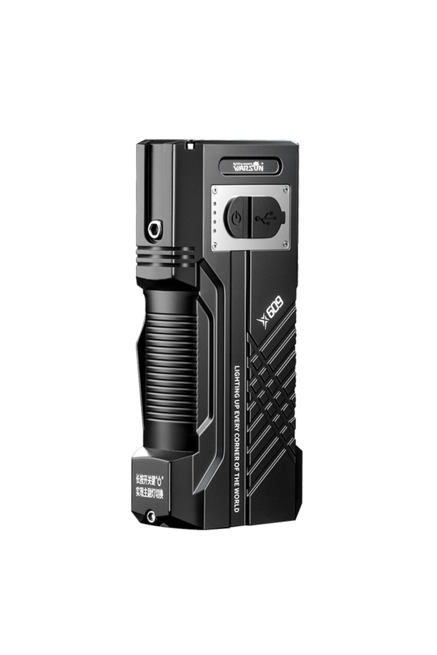 Fixed Focus X609 Warsun 3000Lm Most Powerful LED Flashlight Rechargeable Torch Light Flashlight Tact - 1