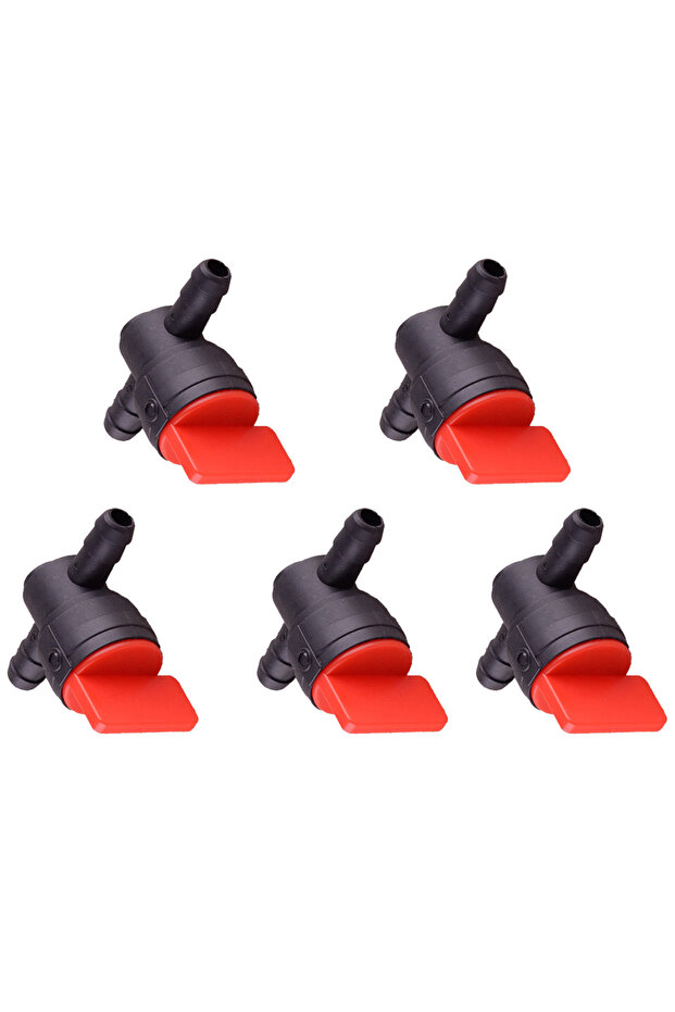 5pcs Motorcycle Petrol Fuel Tap Inline On-Off Fuel Tap Switch Fuel Shut Off Valve Motorcycle Quad...